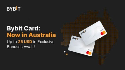 Bybit Card Brings Crypto Convenience to Australia (PRNewsfoto/Bybit)