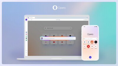 Opera new AI browser Opera One with Aria native browser AI that doesn't require any extensions and is built into the browser