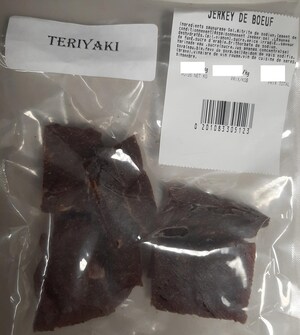 Absence d'informations nécessaires à la consommation sécuritaire de jerky de bœuf teriyaki préparé et vendu par l'entreprise Boucherie Alphonse Côté inc.