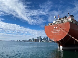 Pas moins de 2,3 millions de tonnes de marchandises ont transité par le Port de Toronto en 2023