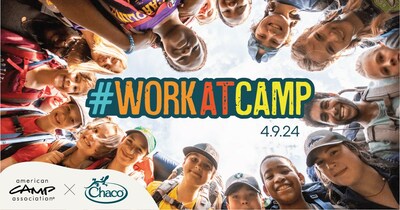 #WorkAtCamp event with the American Camp Association and Chaco on 4.9.24.