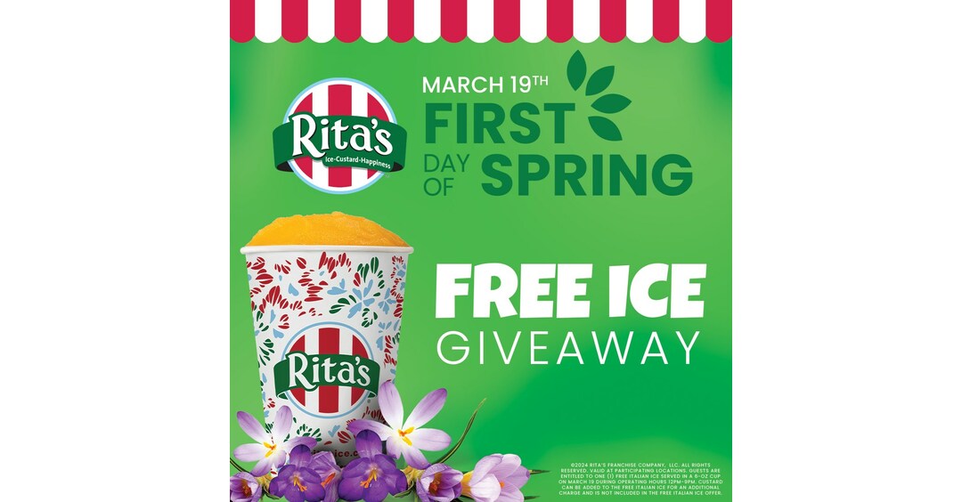 Rita's Italian Ice & Frozen Custard Celebrates the First Day of Spring