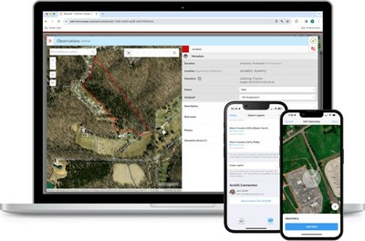 Fulcrum uses Esri's mapping engine to show maps on iOS and Android mobile devices as well as in desktop browsers. Esri's mapping engine also enables the capture of advanced geometries, such as lines and polygons, in field data collection and process management scenarios.