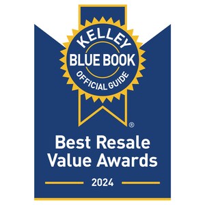Kelley Blue Book Announces Winners of 2024 Best Resale Value Awards