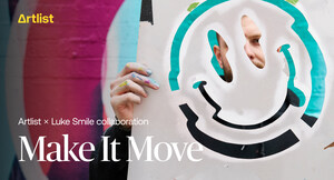 Artlist Partners with Internationally Acclaimed Artist Luke Smile in Make it Move Project, Setting Creativity in Motion by Transforming Street Art into Exclusive Digital Template