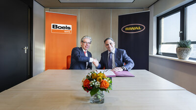 On the left: Pierre Boels, CEO Boels Rental and on the right: Doron Livnat, Eigenaar ProDelta