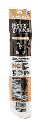 Nick's Sticks Adds Grass-Fed Venison Snack Sticks