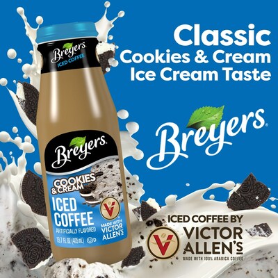 Victor Allen's Breyers Cookies & Cream Ready-to-Drink Iced Coffee