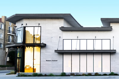 The exterior of Modern Animal's newest clinic in Los Angeles located at 359 S. La Brea Avenue