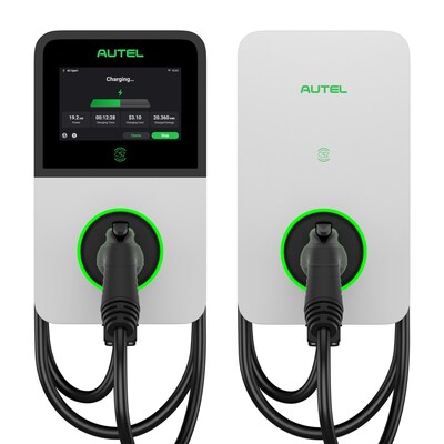 Autel Energy releases the second generation  (G2) of their popular MaxiCharger AC Elite EV charger series, including commercial (left) and residential (right) models shown above.
