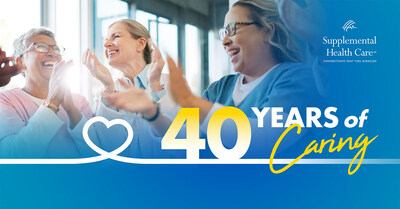 Supplemental Health Care (SHC) is proud to celebrate its 40th anniversary today. This occasion marks an incredible milestone highlighting SHC's enduring commitment to solving workforce challenges for both professionals and client partners across healthcare, education, and behavioral health services.