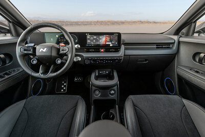 Hyundai IONIQ 5 N interior photographed in California City, Calif., on Sep. 13, 2023.