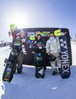 Full Podium Sweep for Monster Energy in Men's Snowboard Superpipe with Ayumu Hirano in 1st, Yuto Totsuka in 2nd, and Monster Army’s Lucas Foster in 3rd at Dew Tour Copper 2024