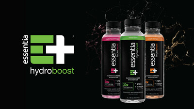 Essentia Water is taking Supercharged Hydration™ to the next level with new Essentia Hydroboost, the brand’s first-ever flavored and functional water available nationwide in March 2024. Essentia Hydroboost is designed to keep fans hydrated while pursuing their goals with a clean-tasting, on-the-go boost of hydration with no artificial colors, sweeteners, or colors. CREDIT: ESSENTIA® WATER