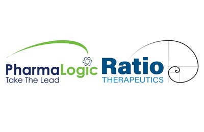 Logos for PharmaLogic and Ratio Therapeutics.
