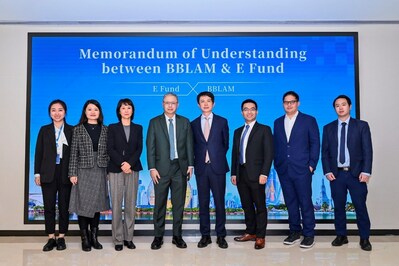 The MoU Signing Ceremony at E Fund's Guangzhou Headquarter (PRNewsfoto/E Fund Management)