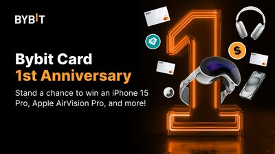 Celebrate Bybit Card's 1st Anniversary with Exclusive Rewards (PRNewsfoto/Bybit)