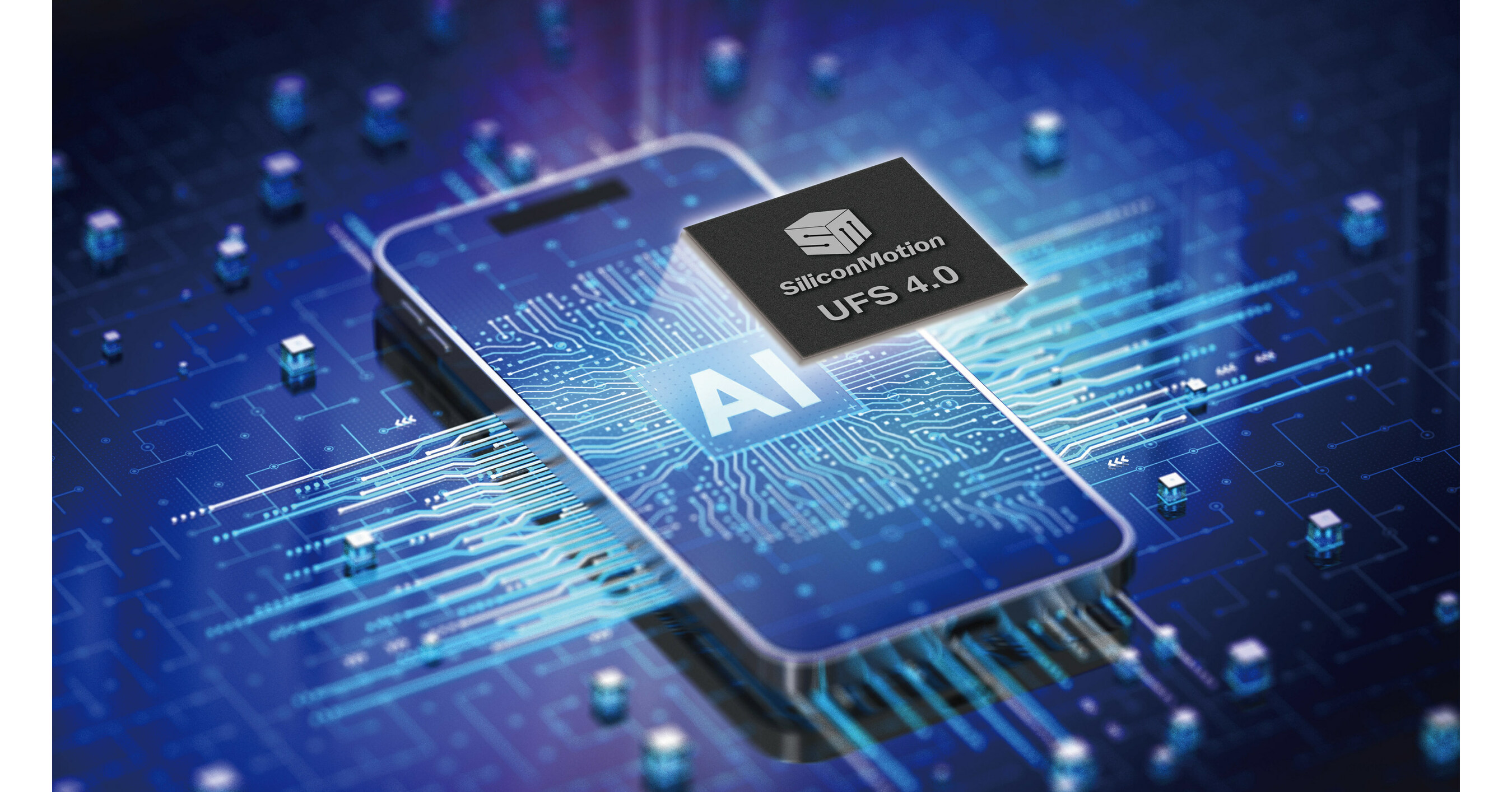 Silicon Motion Unveils 6nm UFS 4.0 Controller for AI Smartphones, Edge Computing and Automotive Applications