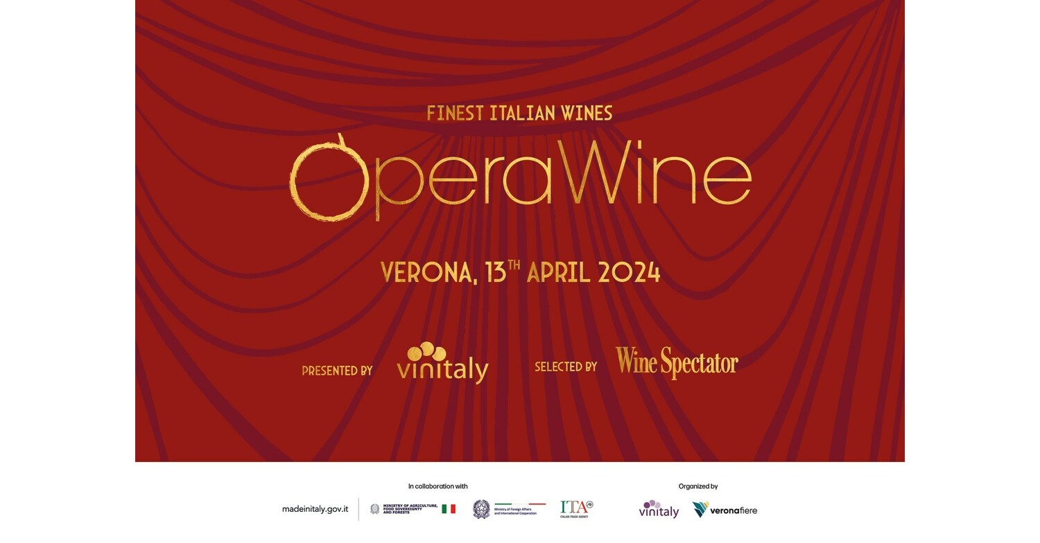 Italian wine and opera come together: the design concept behind OperaWine  2024, image size:1500x784