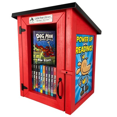 ‘Dog Man’ Little Free Libraries coming to all 50 states through Scholastic and Little Free Library’s ‘Power Up with Reading’ initiative