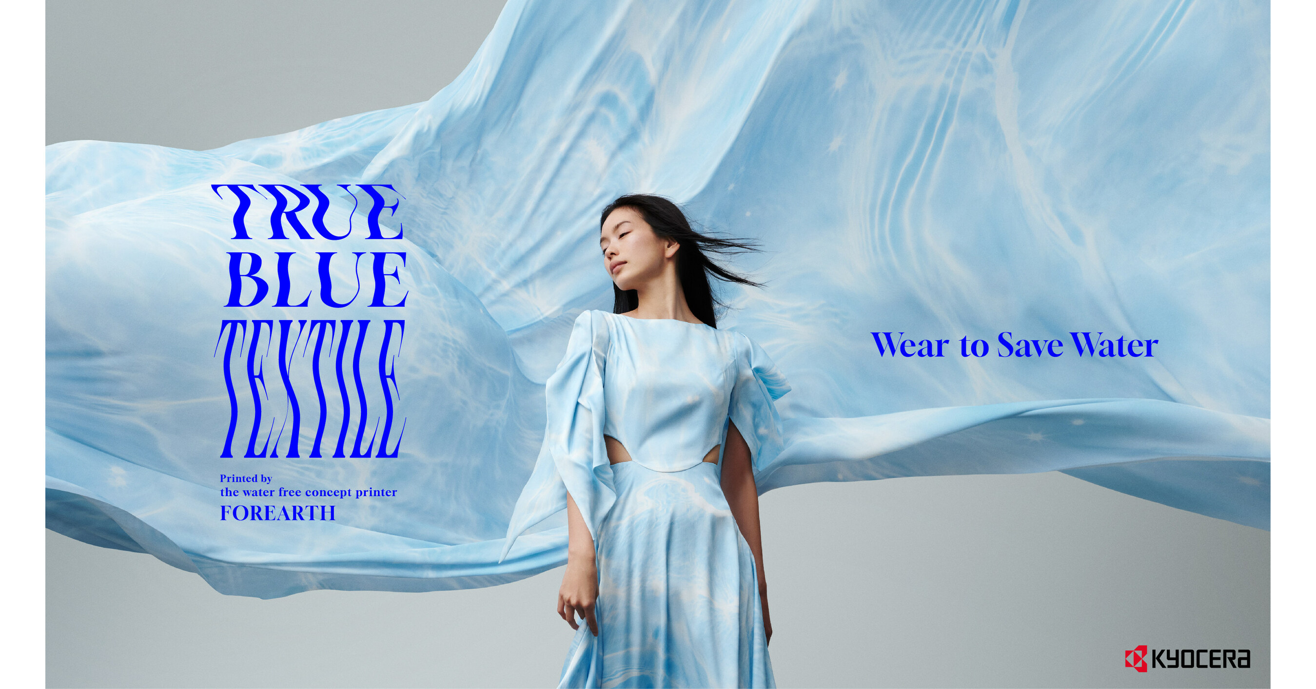 Kyocera launches the 'TRUE BLUE TEXTILE' project to promote the