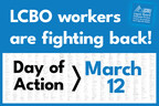 LCBO workers deliver message to Ford government MPPs: Stop the sell-off of the LCBO!