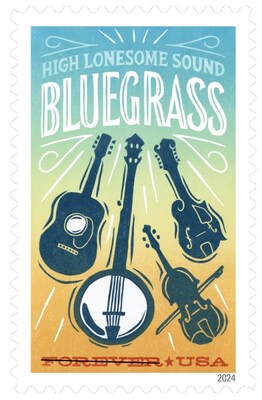 The U.S. Postal Service pays tribute to that high lonesome sound with the new Bluegrass Forever stamp.