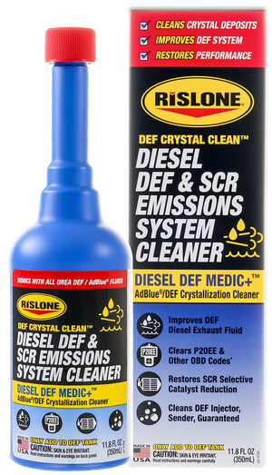 Get Out of Limp Mode with New Rislone DEF Crystal Clean™ Diesel DEF &amp; SCR Emissions System Cleaner