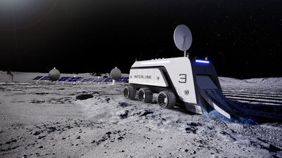 Interlune's lunar harvester is smaller, lighter, and requires 10 times less power than other industry concepts. This makes it less expensive to transport to the Moon and operate once it's there.
