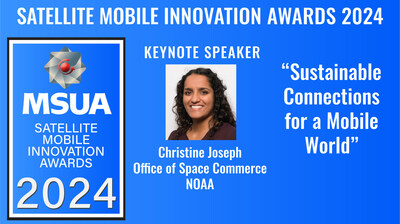 Christine Joseph Keynote 2024 Satellite Mobile Innovation Awards "Sustainable Connections for a Mobile World"