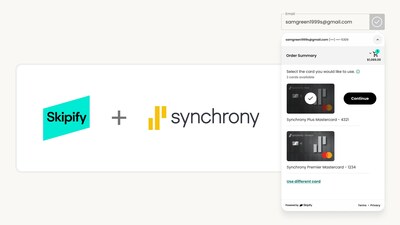 Skipify provides simplified checkout for Synchrony cardholders, improving the experience for shoppers and delivering higher authorization rates, conversion, and security for Synchrony merchants.