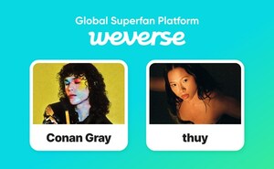 WEVERSE WELCOMES AMERICAN GEN Z POP ICONS CONAN GRAY AND THUY, MARKING A NEW ERA OF THE GLOBAL PLATFORM FOR SUPERFANS