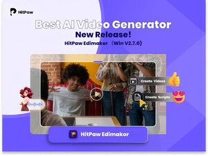 HitPaw Edimakor Win V2.7.0 Released: AI-Powered Features and Enhanced Video Editing Experience