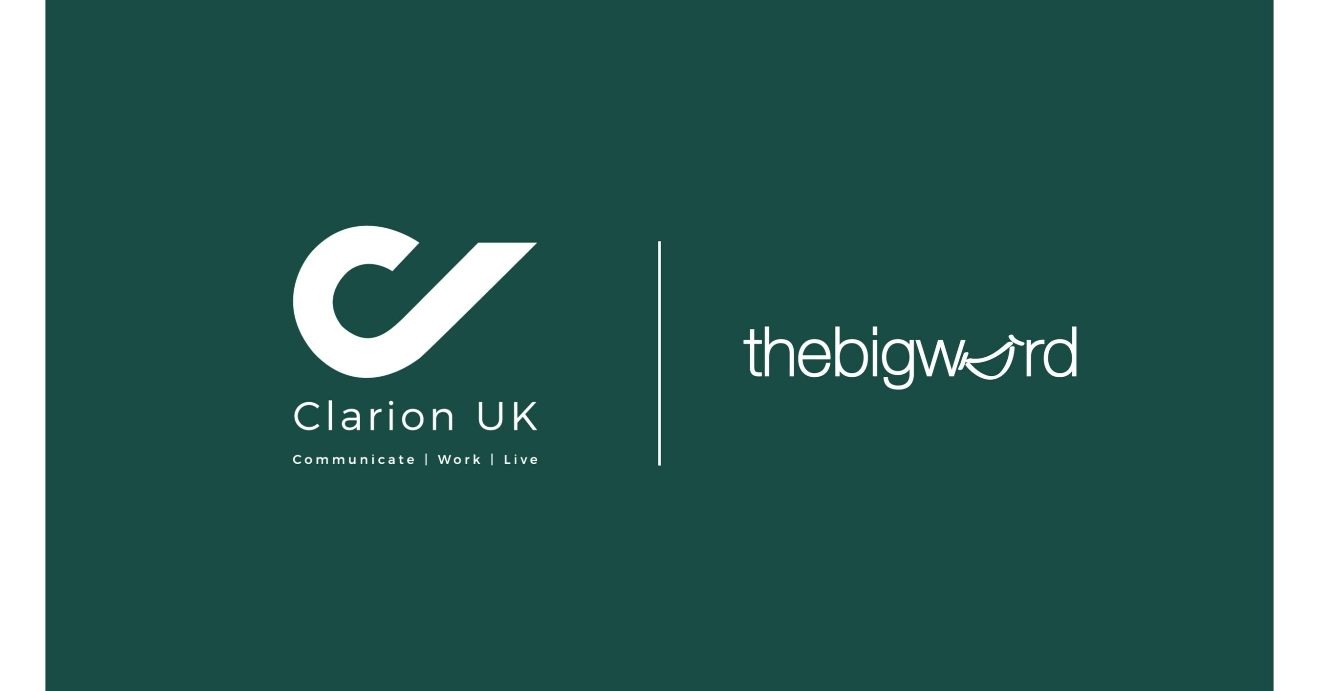 thebigword Group acquires Clarion to create the UK's largest British