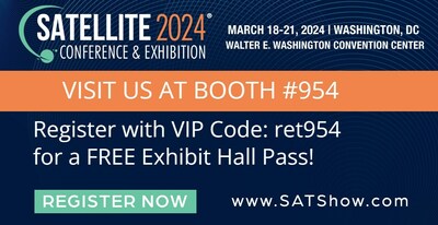 Register for #SATShow 2024 with a free Exhibit Hall Pass or $350 off Conference Passes. Use VIP Code ret954 and visit Reticulate Micro, Inc., in booth #954. Visit: https://satellite24.nvytes.co/sat24lp/ret954.html