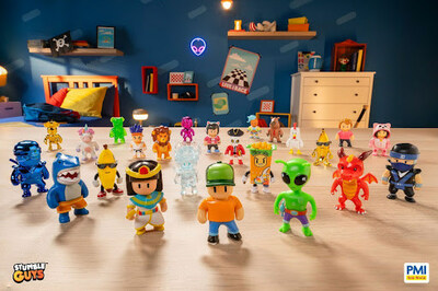 “Stumble Guys” characters jump from the screen to the shelf with a new toy line from PMI Kids’ World (CNW Group/PMI Kid's World)