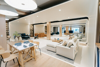 Inside Cozey retail space at 1026 Queen Street in Toronto. (CNW Group/Cozey inc.)