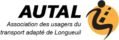 Logo AUTAL (Groupe CNW/Association des usagers du transport adapt de Longueuil)