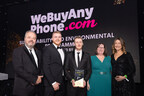 Device recycling specialist WeBuyAnyPhone.com wins national Sustainability and Environment award in recognition of measures to cut waste and reduce carbon footprint
