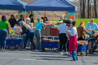 This pop-up market in rural Zebulon, NC directly helped 760 people, including 278 children and 130 seniors.