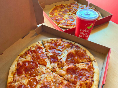 The Double Up deal at Peter Piper Pizza returns at a new lower price of $25.99 for two large, one-topping pizzas.