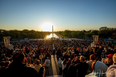 For more than 40 years, thousands have gathered at the Lincoln Memorial to celebrate Easter at sunrise. This year's celebration is Sunday, March 31, at 6:30AM ET.