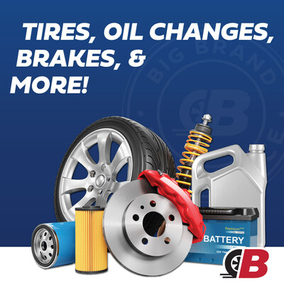 Tires, Oil Changes, Brakes & More