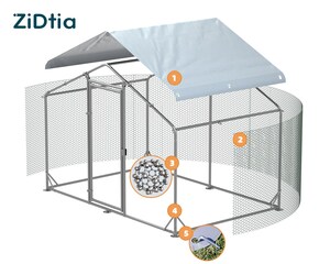 ZiDtia Launches Sturdy, Spacious Chicken Coops in the US