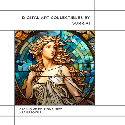 SurR.Ai is set to showcase "Aphrodite," a key piece from their "FameFocus" NFT Collection, at the upcoming #NFTNYC2024's Artists Village, an event known for combining art and technology.