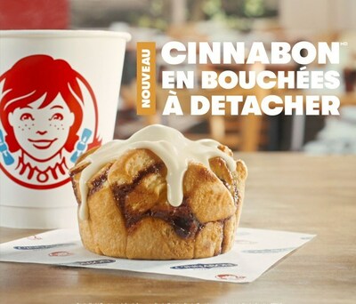 Le nouveau CinnabonMD en bouches  dtacher est maintenant offert au Canada toute la journe (Groupe CNW/Wendy's Restaurants of Canada)