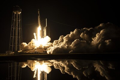A SpaceX Falcon 9 rocket carrying the Dragon spacecraft lifts off from Launch Complex 39A at NASA's Kennedy Space Center in Florida on Thursday, Nov. 9, 2023, on the company's 29th commercial resupply services mission for the agency to the International Space Station. Credits: SpaceX