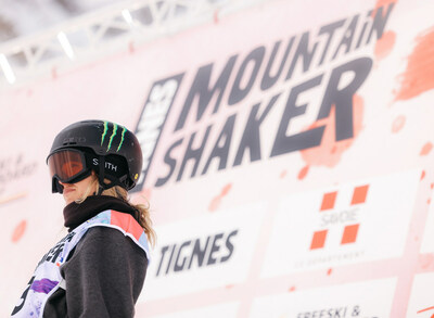 Monster Energy's Olivia Asselin takes third in Women’s Freeski Slopestyle at the FIS Freeski World Cup in Tignes, France.