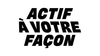 Logo  Actif  votre faon  (Groupe CNW/Capsana)