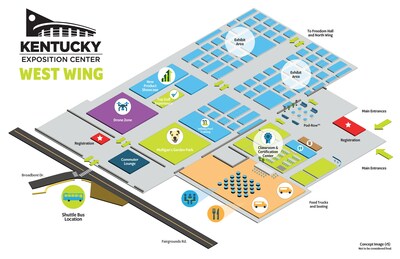 “Now that Equip shuttles will drop off and pick up attendees at the West Wing, we’ve added a commuter lounge, food trucks and seating, and registration,” says Kris Kiser, President and CEO of the Outdoor Power Equipment Institute, which owns Equip Exposition. “Also, with many of the new training and certification classrooms as well as the New Product Showcase located there, we expect the West Wing to be a major hub of activity.”